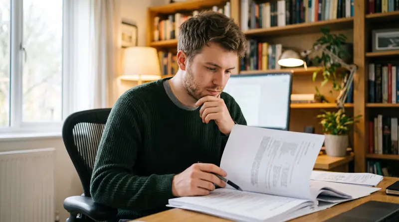 Illustrative review of commercial documents